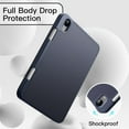 thumbnail image 4 of JETech Case for iPad mini (A17 Pro, 2024 Model, 7th Generation) / mini 6 (2021 Model, 6th Generation), Slim Tablet Cover with Soft TPU Back, Auto Wake/Sleep (Navy), 4 of 6