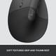 thumbnail image 3 of Logitech Elevador para Zurdo de Negocios, Ratón Ergonómico Vertical, Zurdo, Inalámbrico, Bluetooth O Cerrojo Logi Seguro USB, Clics Silenciosos, Grafito, 3 of 5