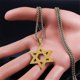 thumbnail image 4 of Judaísmo Israel Hexagrama Judío Magen David Acero Inoxidable Collar Largo Estrella de David Collares Joyería joyeria N1462S02, 4 of 5