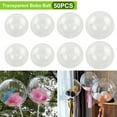 thumbnail image 2 of LCXmlly Pastry Mold Party Balloon Set (50Pcs) Easy to Inflate High Elasticity Transparent TPU Balloons, 2 of 5