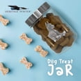 thumbnail image 2 of Great   Dog Treat Jar - 34 OZ Treat Jar with Airtight Screw-On Lid | Gift for Great  Owners | Expertly Crafted Pewter Glass, 2 of 5