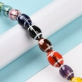 thumbnail image 2 of Handmade Procelain Beads Strands Rugby Mixed Color 16x11mm Hole: 1.6mm about 22pcs/strand 13.98''(35.5cm), 2 of 4