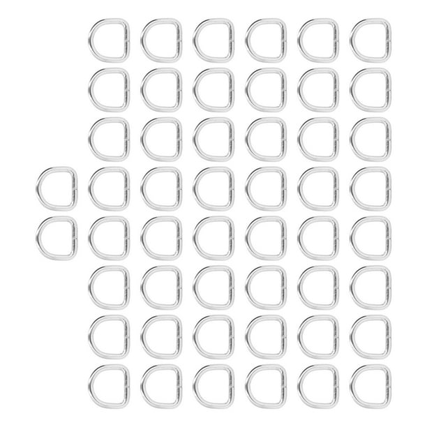 D Rings,50Pcs D Rings Close Luggage Hardware Accessories Metal D Rings  Buckle Cutting-Edge Features 