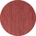 thumbnail image 1 of Ahgly Company Machine Washable Indoor Round Abstract Red Modern Area Rugs, 8' Round, 1 of 4