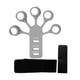 thumbnail image 3 of Fortalecedor de dedos, ejercitador de dedos, extractor de muñeca, banda de resistencia de dedos de silicona, extensor de mano cómodo para pianista de , GRIS DYNWAVEMX Pinza de dedo, 3 of 8