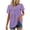Purple, variant on WXLWZYWL Blouses for Women Dressy Casual Babydoll Tops Ruffle Short Sleeve Shirts Fashion Clothes 2026
