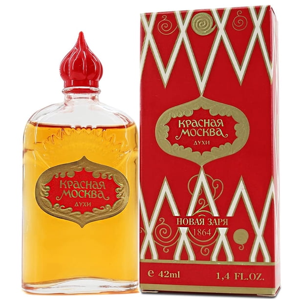 Perfume Novaya Zarya Krasnaya Moskva Rojo Moscú 42 ml