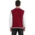 thumbnail image 3 of Men's  Varsity Jacket Causal Slim Fit Cotton Baseball Bomber Jackets, 3 of 11