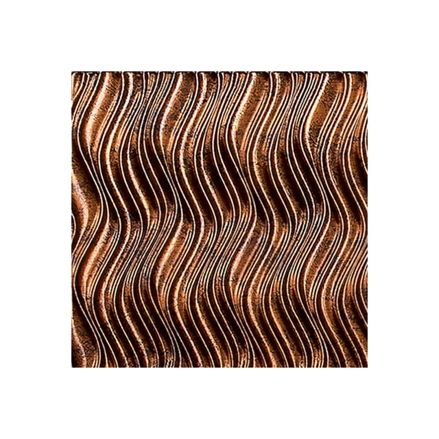 FASÄDE Easy Installation Current Moonstone Copper Wall Panel Sample ( 12" X 12" Sample)