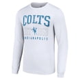 thumbnail image 2 of Men's Starter White Indianapolis Colts Throwback Logo Long Sleeve T-Shirt, 2 of 3