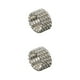 thumbnail image 2 of Anillo de promesa de boda Qarigey Plata 4 filas, 2 of 6