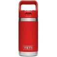 thumbnail image 3 of YETI Rambler Jr. 12 oz Kids Bottle, with Straw Cap, Canyon Red, 3 of 7