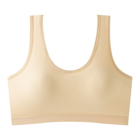 JAKANYQ Ladys  Bras Light Underwear Lace Wireless Gathered Straps Tank Top Models Bottoming Bra Comfy Breathable