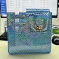 thumbnail image 1 of Almacenamiento Portátil para Cruzada Mujer Cuero PU Viajes Al Aire Libre () Azul, 1 of 2