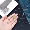 thumbnail image 3 of Hobbspring DIY 304 Stainless Steel & Glass Bottle Pendant Necklace Making Kits Stainless Steel Color 5~450x1~6mm, 3 of 9