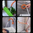 thumbnail image 4 of Universal Faucet Extension Pipe 360-Degree Rotatable Water Hose with Anti-Splash Filter for Kitchen Sink, Bathroom, and Garden Cleaning Tasks(Yellow),Ccwuwei, 4 of 9