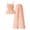 Orange, variant on Bovxnpu Girls Summer Clothing Sets Girls Bow Graphic Tank Top Elastic Waist Wide Leg Pants Sweet Outfit Set