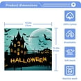 thumbnail image 5 of SKYSONIC Halloween Castle Cotton Washcloths Set of 2, Highly Absorbent Soft Fingertip Towel for Bathroom, Gym, Hotel and Spa, 12x12 Inch, 5 of 7