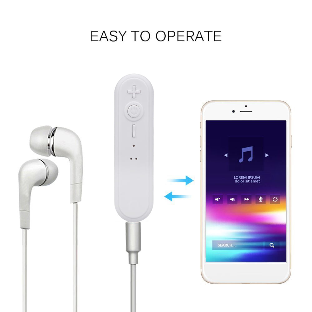 Docooler Kabellos Bluetooth 4.1 Audio Receiver Music Box Adapter Freisprecheinrichtung mit Mikrofon AUX Out für Kopfhörer Lautsprecher Car Stereo Home Audio System 