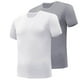 thumbnail image 1 of pstuiky camisetas de hombre, Camiseta deportiva de dos piezas con cuello redondo y manga corta para hombre, color liso ropa de hombre s, 1 of 2