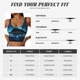 thumbnail image 5 of Daiia Hawaiian Beach Pirate Moon Printed Women's Sports Bra, Breathable Activewear Bra with U-Back Design and Removable Pads, Comfortable and Supportive for Yoga, Workout-X-Large, 5 of 8