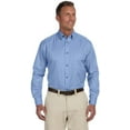 thumbnail image 3 of Harriton Chemise à Manches Longues en Sergé pour Hommes Easy blendTM avec Élimination des Taches, 3 of 4