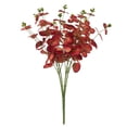 thumbnail image 2 of Flower Arrangements, Set of 6, 10x10x20"H Eucalyptus X4 Bundles, Red Artificial Plants,Polyester Potted Plants, Household Supplies & Décor Flowers & Plants, 2 of 4