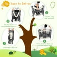 thumbnail image 7 of Costway Baby Bedside Sleeper Portable 4-in-1 Rolling w/Mattress, 7 of 7