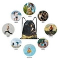 thumbnail image 6 of Disketp Sleeping Dragon In Forest Drawstring Backpack Drawstring Gym Bags Draw String Bags for Sports, Gym, Travel, Swimming, Beach-Medium, 6 of 6
