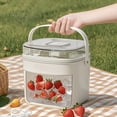 thumbnail image 6 of HIBIBUD Portable Countertop Ice Maker Machine - With Handle&Basket,48 Ice Cubes (White&Red),for Home/Kitchen/Camping/RV, 6 of 7
