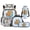 Bookworm Glasses Capybara, variant on Yspwyqan Kids Boba Cat Backpack Set for Travel, with Lunch Box Water Bottle Bag, Gradient Lightweight Large Capacity School Bags Multi-Pocket for Back to School Gifts