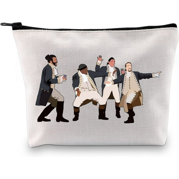Hamilton Gift Broadway Musical Theatre Makeup Bag Accessory Zipper Pouch for Fans