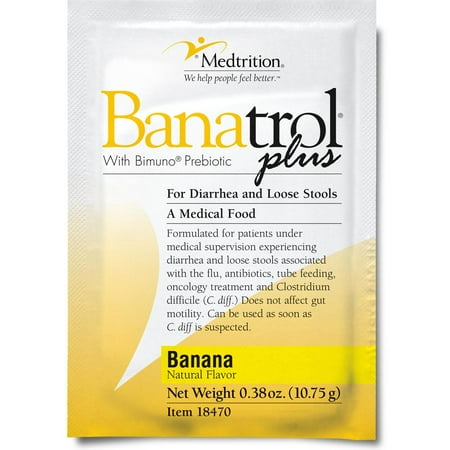 Oral Supplement Banatrol Plus, Banana Flavor,Individual Packet