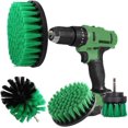 thumbnail image 2 of Brush Set Attachment Kit Pack of 5- All Purpose Power Scrubber Cleaning Set for Grout, Tiles, Sinks,(Green) (Drill Not Included), 2 of 5