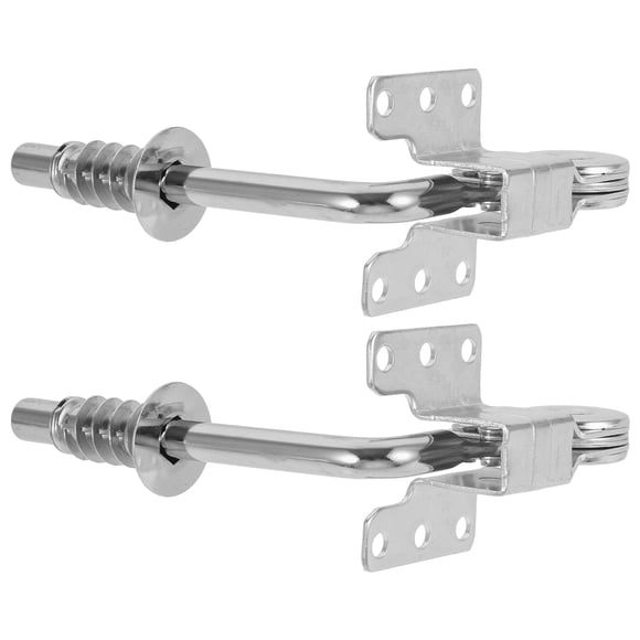 BRIGHTFUFU 2Pcs Round Joint Sofa Hinge Silver Iron for Bedroom Furniture Accessory