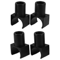 OULII Compact Wheelchair Seat Rail Guide Black for Smooth