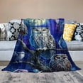 thumbnail image 2 of Orinice Owl Gifts for Women,Owl Blanket,Owl Gifts for Owl Lovers,Owl Throw Blanket for Couch Sofa Bed Living Dorm Room Home Decor 50X60inch Just a Girl Who Loves Owls Blanket 40x50in, 2 of 6