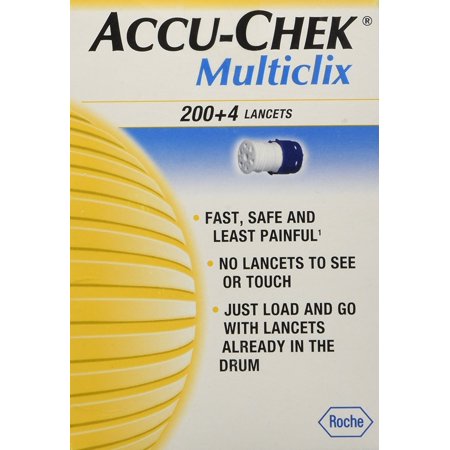 Accu-Chek Multiclix 200 4 Lancets - 204 ea