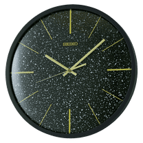 Seiko Taylor Wall Clock, Black