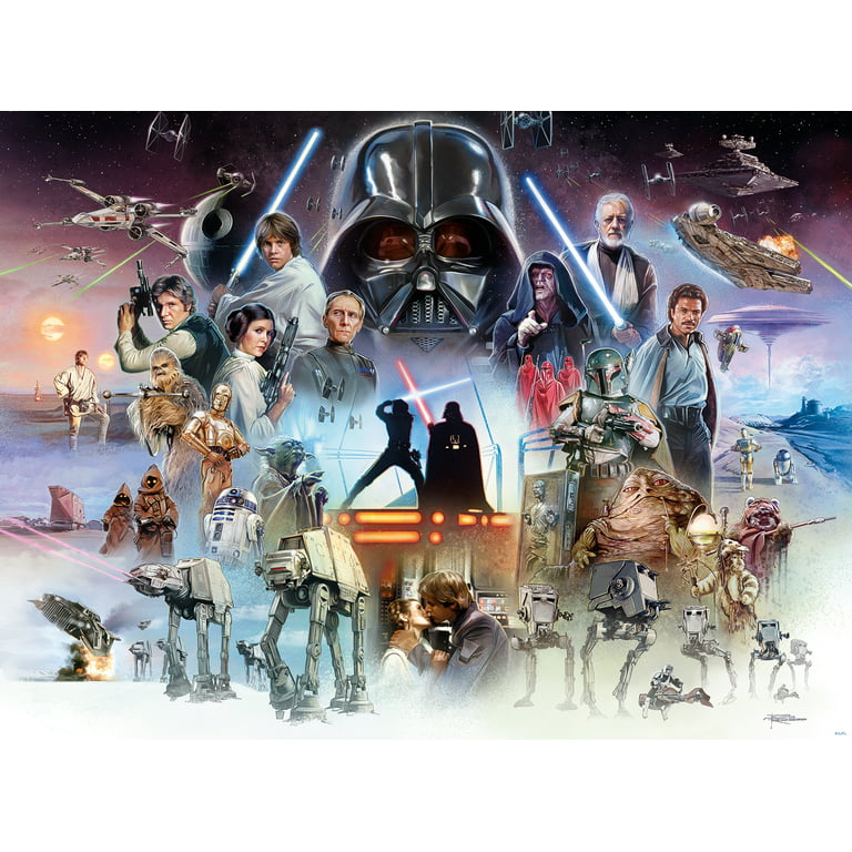 Buffalo Games Star Wars - The force is with You Young Skywalker 1000 Pieces  Jigsaw Puzzle