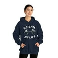thumbnail image 5 of No Gym No Life Unisex Heavy Blend Hooded Sweatshirt, 5 of 9