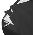 thumbnail image 2 of Zip On Fitted SheetS Full XL Size(54X80) - Includes 1 Bottom Fitted Base + 2 Zip Sheets - Fit's 14” In Deep Pocket - Zip Sheets Easy to Change - 600 TC Cotton Fitted Sheet - Black Color, 2 of 8