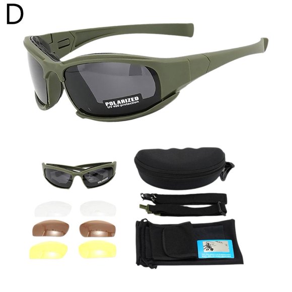 Outdoor Cycling Tactical Goggles Military Fans Cs Shooting Outdoor Cycling Windproof Impact Resistant Sunglasses