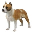 thumbnail image 4 of Large Lifelike Realistic American Pit Bull Terrier Dog Statue 21.75"L Decor, 4 of 10