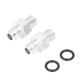 thumbnail image 1 of Par de accesorios adaptadores de enfriador de transmisión -6AN a 1/4 pulg. NPSM 316-3000833 para GM TH350 TH400 4L60E 4L70E 700R4 TR6060, 1 of 9