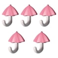 thumbnail image 1 of 5 ganchos para colgar llaves de puerta, decorativos para colgar en la pared. rosa blanco, 1 of 9