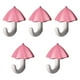 thumbnail image 1 of 5 ganchos para abrigos de pared para llaves, para baño, entrada, puerta y paraguas. rosa blanco, 1 of 9