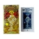 thumbnail image 2 of Tarot Art Nouveau dorado de 12x7cm, adivinación del destino, juego de cartas de fiesta familiar, tamaño estándar con manual de papel3687, 2 of 5