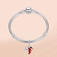 thumbnail image 4 of ROSIANNA 925 Sterling Silver Charm for Bracelets Women Red Heels Lipstick Shopping Bag Dangle Charm Necklace Pendant Gifts, 4 of 6