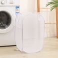 thumbnail image 2 of Chicmine Mesh Laundry Bag Large Capacity Collapsible Laundry Hamper Laundry Basket Portable Handles Laundry Organizer Storage Basket for Clothes and Laundry Storage Home, 2 of 6